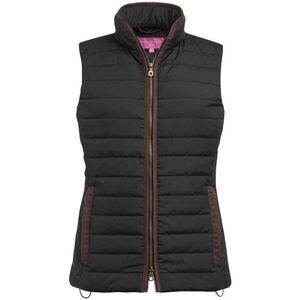 Brook Taverner Womens/Ladies Madison Quilted Vest / Black